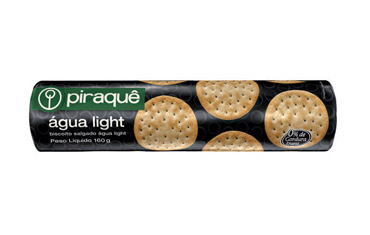 agua light.jpg - Biscoito 'agua lightFarinha de trigo rica com ferro e ácido fólico, gordura vegetal interesterificada, malte, leite em pó, sal, fermento biológico e fermentos químicos: bicarbonato de sódio e fosfato monocálcico. CONTÉM GLÚTEN.